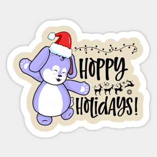 Hoppy Holidays Sticker
